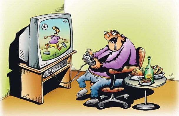 a inactividade física e a obesidade como causas da hipertensión